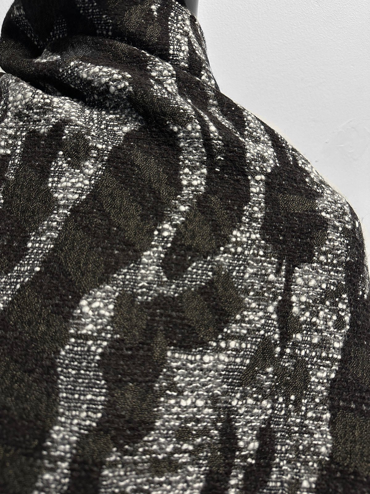 Vintage Italian Soft Double Faced Amoeba Woolen - L'Etoffe Fabrics LLC