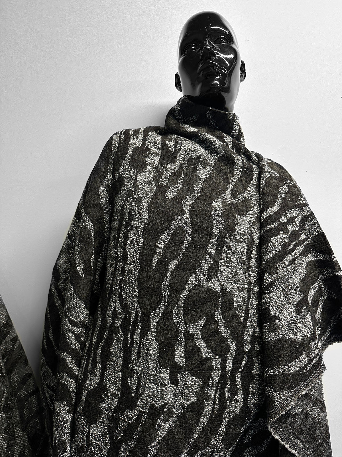 Vintage Italian Soft Double Faced Amoeba Woolen - L'Etoffe Fabrics LLC