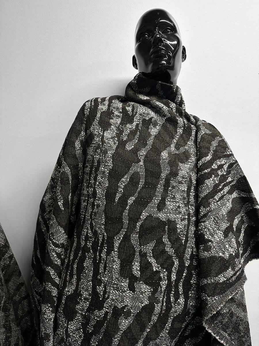 Vintage Italian Soft Double Faced Amoeba Woolen - L'Etoffe Fabrics LLC