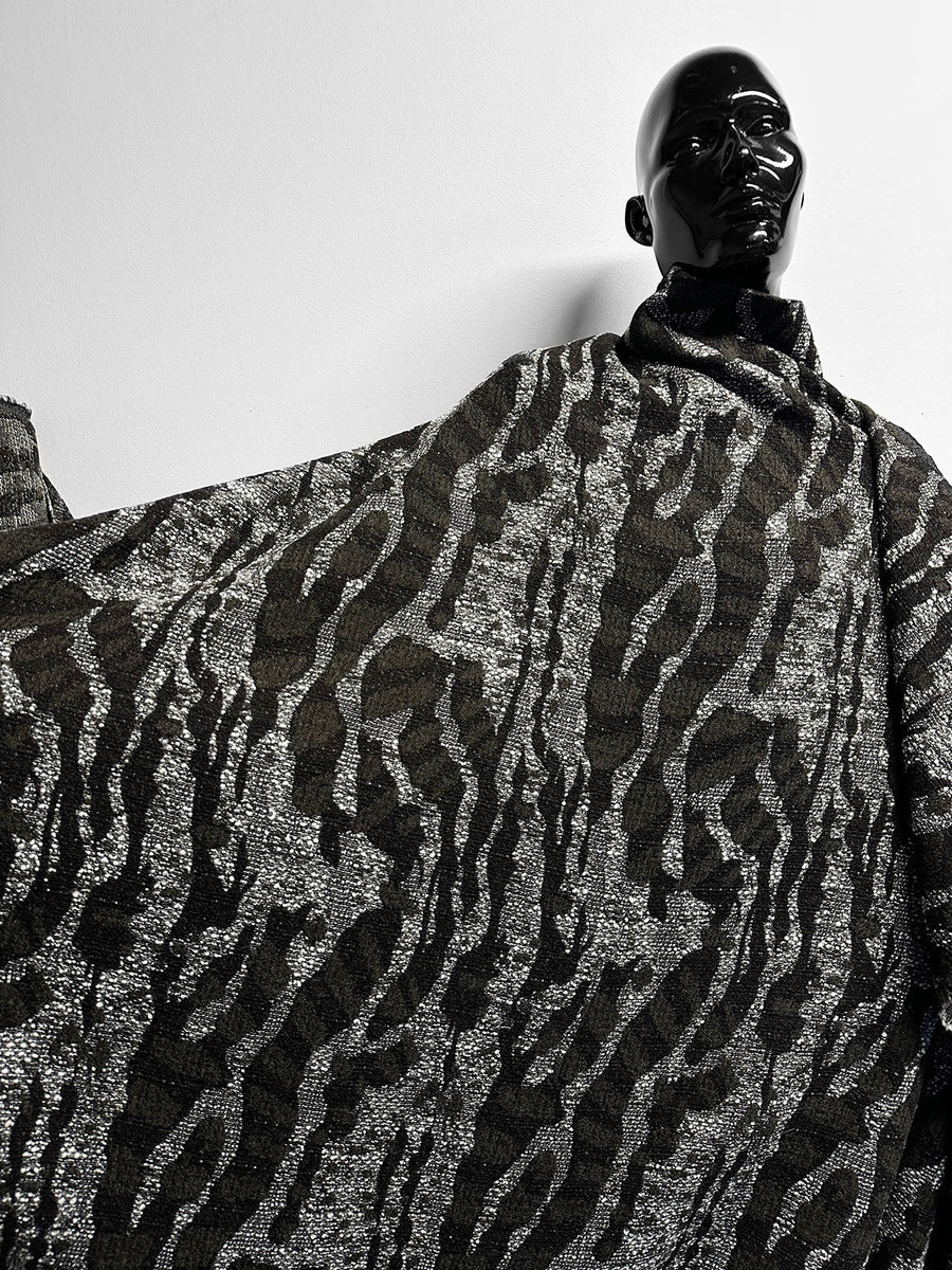 Vintage Italian Soft Double Faced Amoeba Woolen - L'Etoffe Fabrics LLC