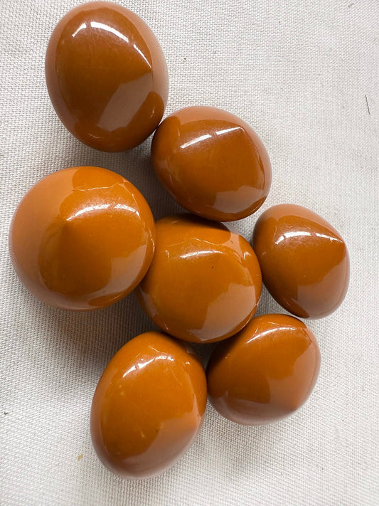 Vintage Italian Spinning Top Buttons Burnt Sienna - L'Etoffe Fabrics LLC