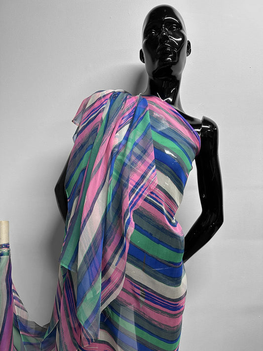 Vintage Silk Georgette Print Cher - L'Etoffe Fabrics LLC