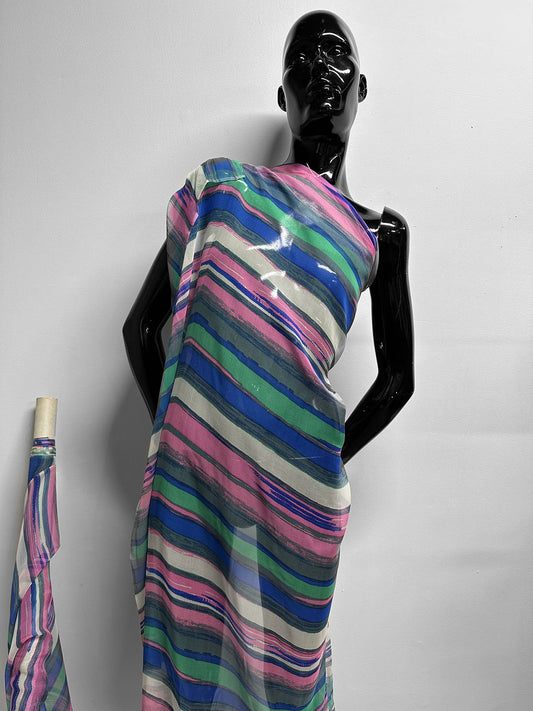 Vintage Silk Georgette Print Cher - L'Etoffe Fabrics LLC