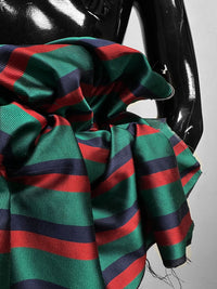 Vintage Silk Striped Tie Narrow - L'Etoffe Fabrics LLC