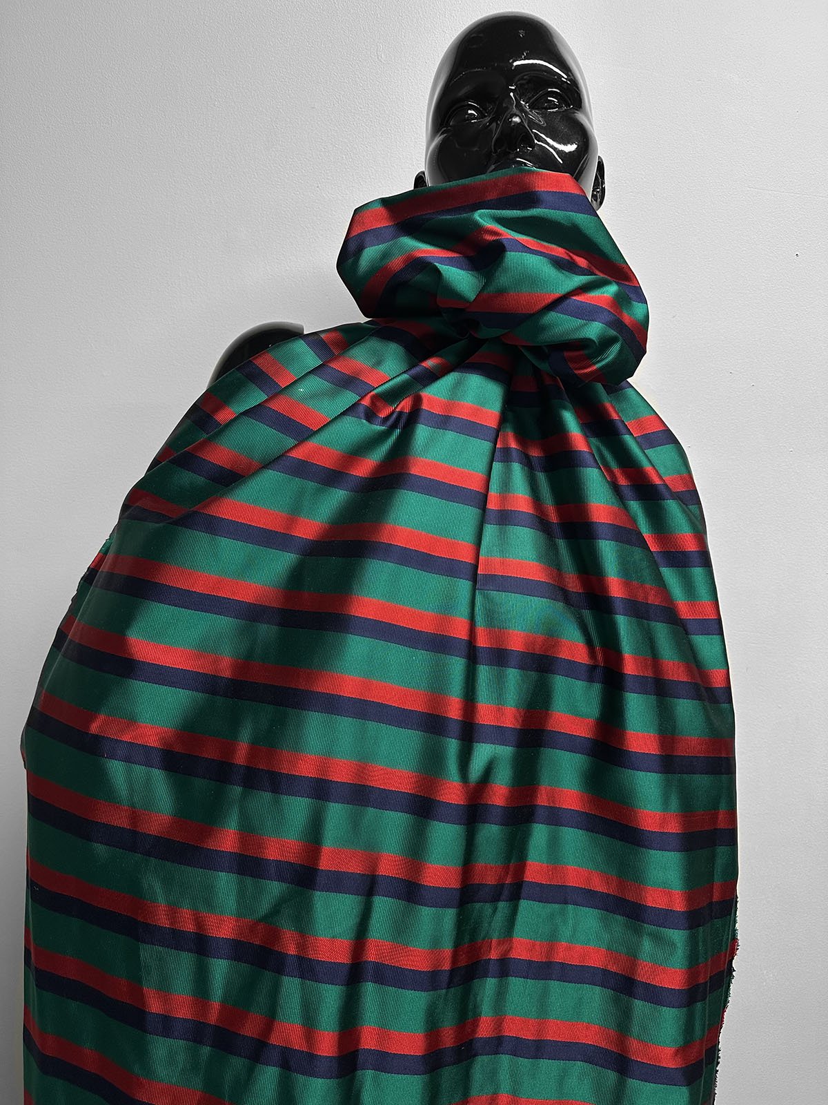 Vintage Silk Striped Tie Narrow - L'Etoffe Fabrics LLC