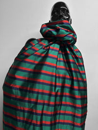 Vintage Silk Striped Tie Narrow - L'Etoffe Fabrics LLC