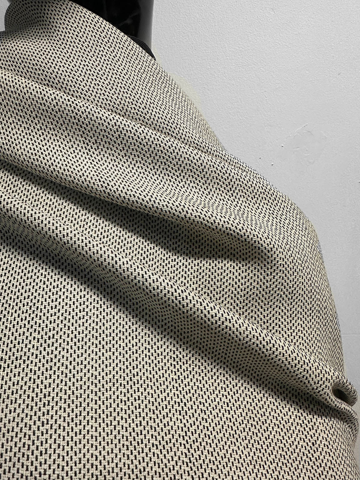 Vintage Solbiati Heritage Graphic Weave Woolen - L'Etoffe Fabrics LLC