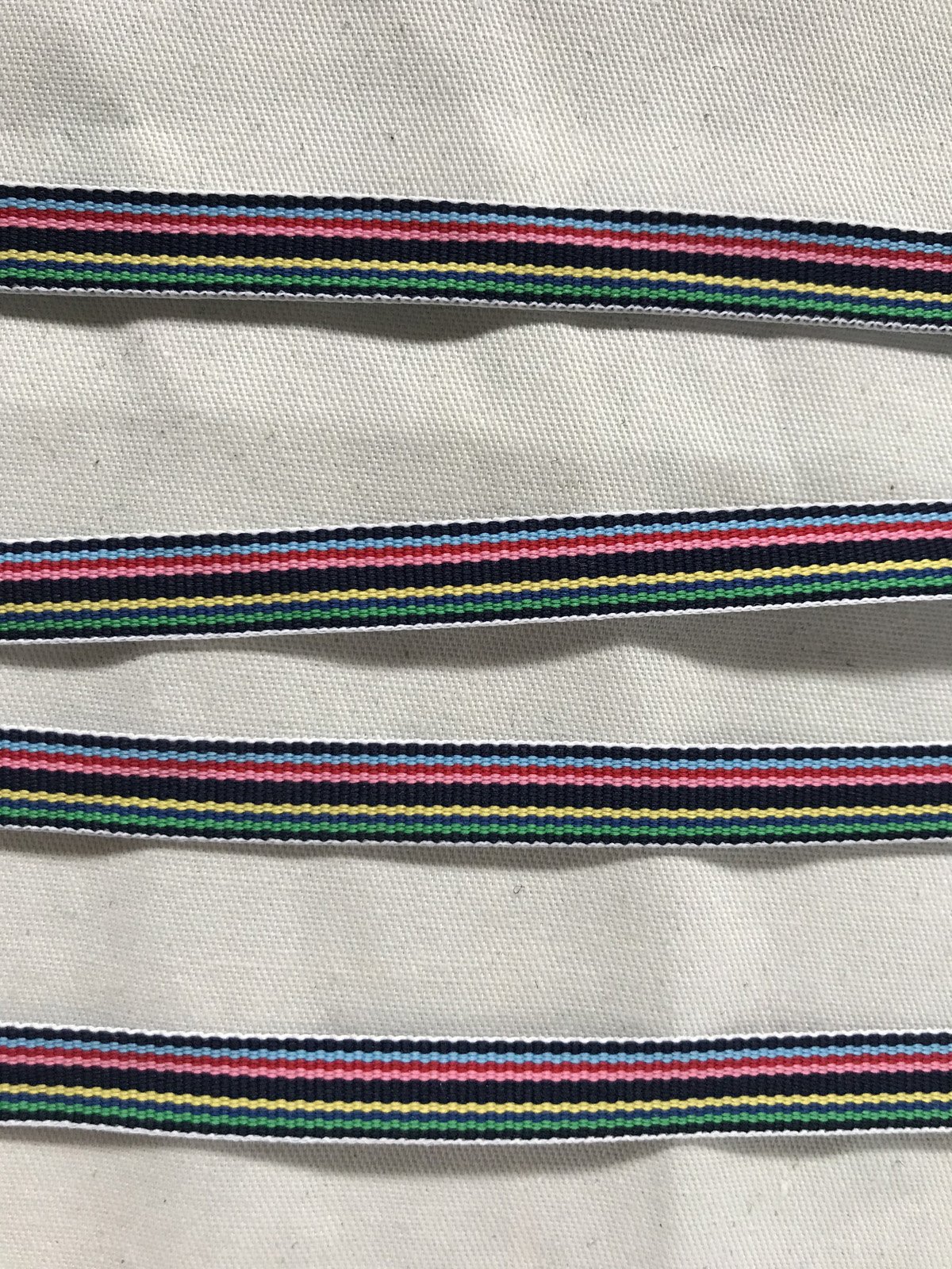 Vintage Striped Grosgrain Ribbon - L'Etoffe Fabrics LLC