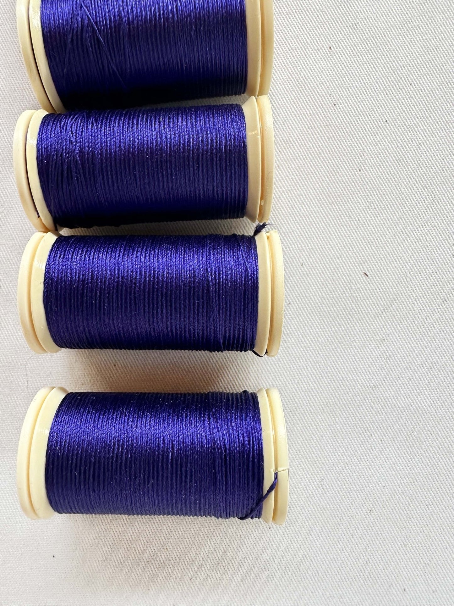 Violet Perlé Silk Button Hole Thread - L'Etoffe Fabrics LLC