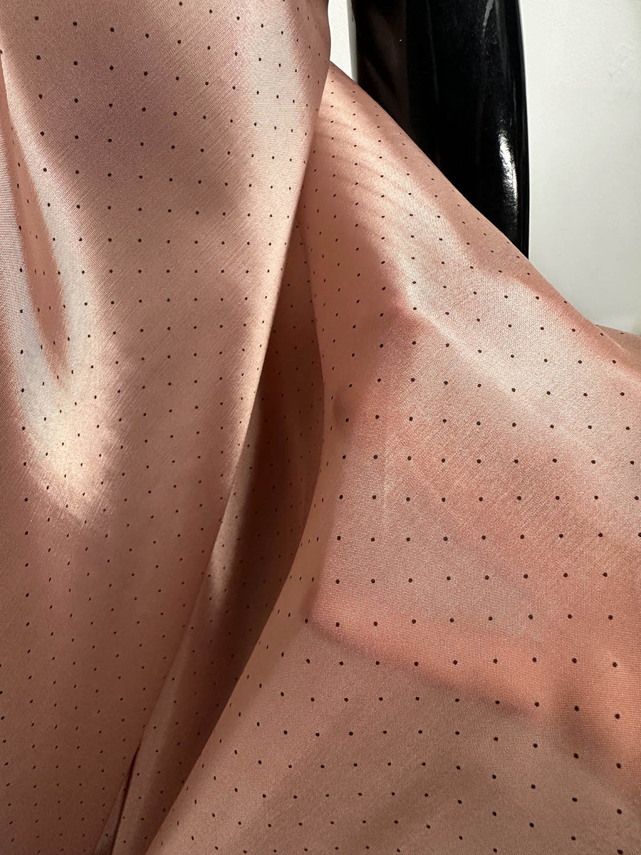 Viscose Polka Dot Lining - L'Etoffe Fabrics LLC