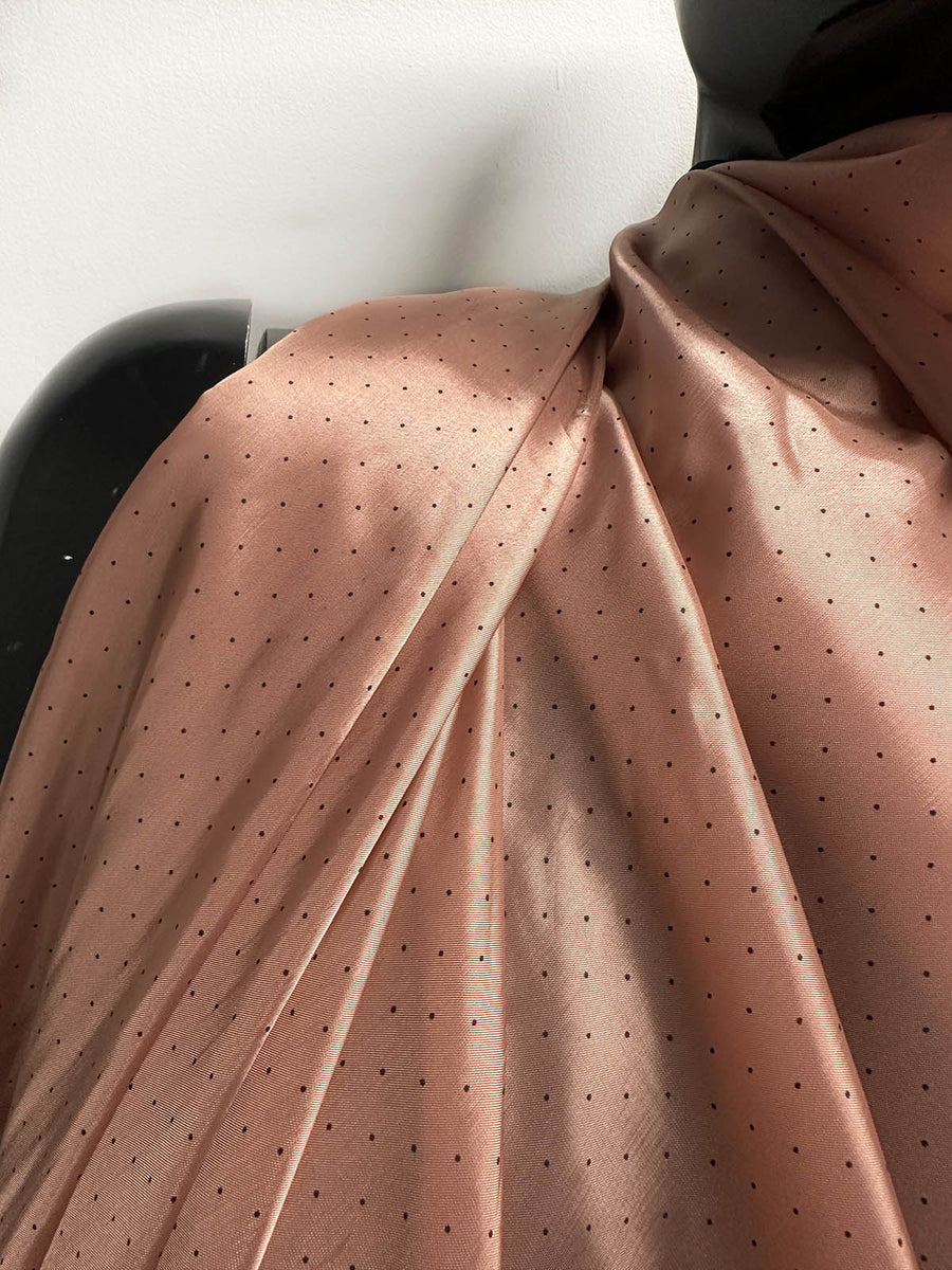 Viscose Polka Dot Lining - L'Etoffe Fabrics LLC