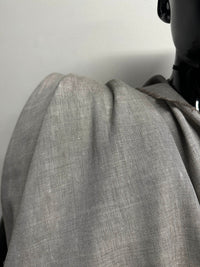 Vitale Barberis Canonico Wool Linen Herringbone Suiting - L'Etoffe Fabrics LLC