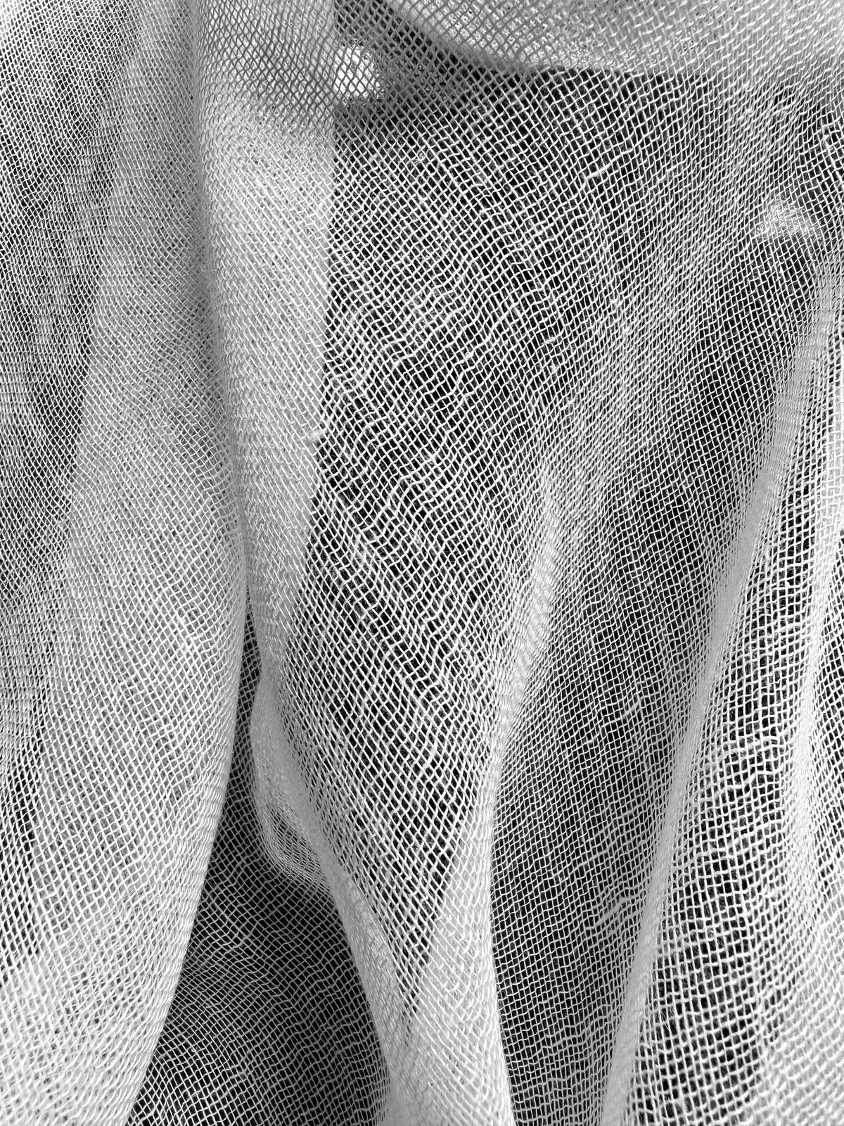 White Cotton Gauze - L'Etoffe Fabrics LLC