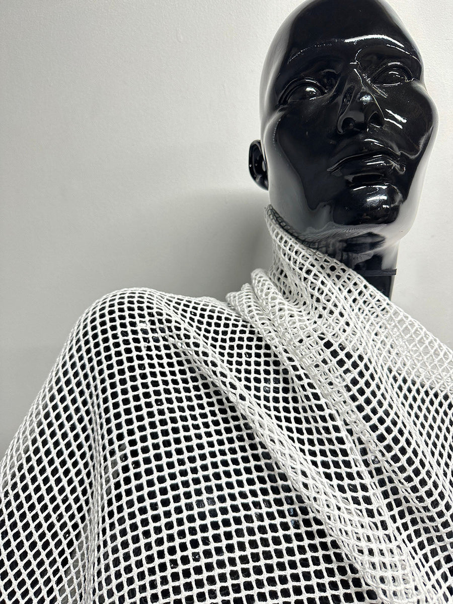 White Cotton Netting - L'Etoffe Fabrics LLC