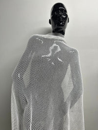 White Cotton Netting - L'Etoffe Fabrics LLC