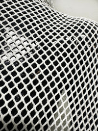 White Cotton Netting - L'Etoffe Fabrics LLC