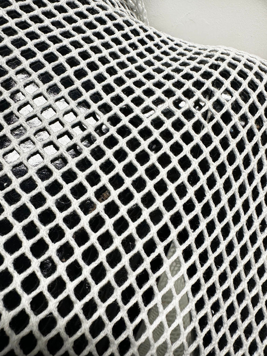 White Cotton Netting - L'Etoffe Fabrics LLC