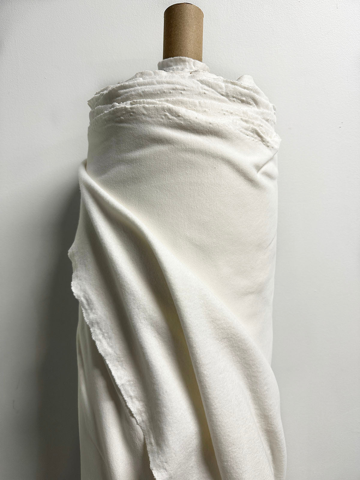 White Undyed Soft Sweatshirt Fleece - L'Etoffe Fabrics LLC