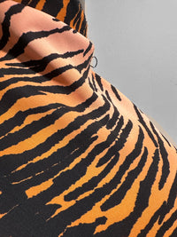 Zebra 4 Ply Crepe Print - L'Etoffe Fabrics LLC