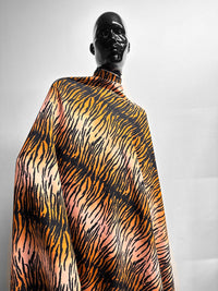 Zebra 4 Ply Crepe Print - L'Etoffe Fabrics LLC